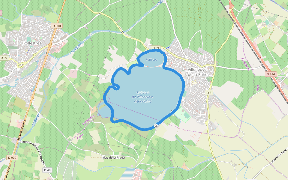 Retenue de Villeneuve-de-la-Raho