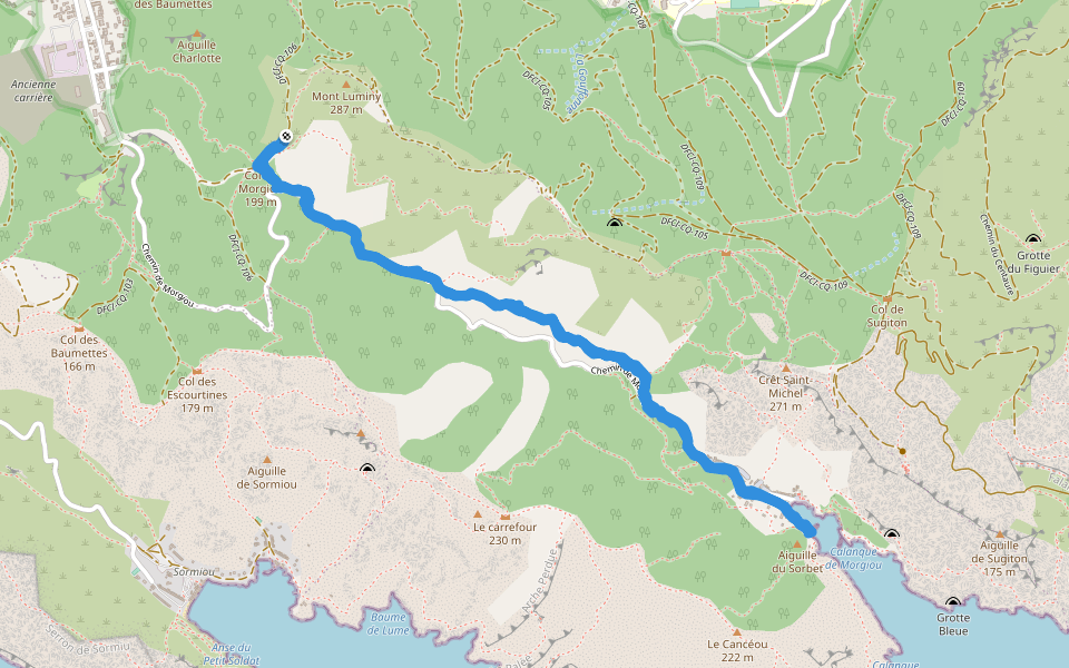 Aiguile du Sorbet - Mont Luminy