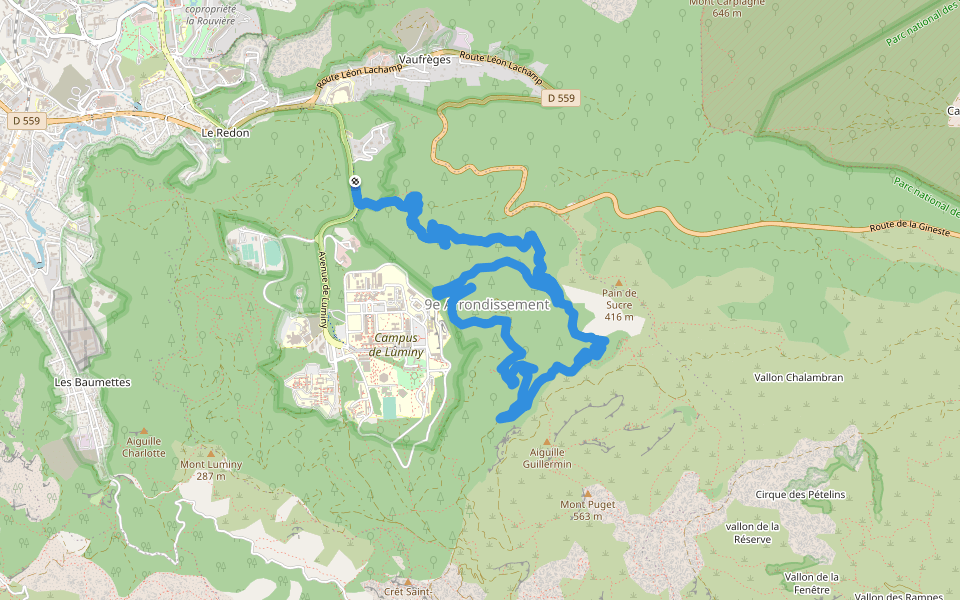 Parc national des Calanques (cœur)