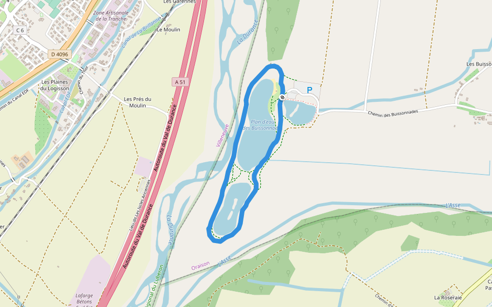 Plan d'eau des Buissonnades