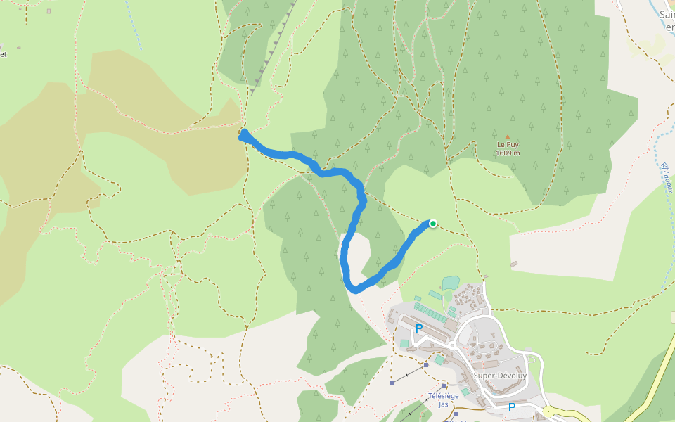 Trail - La crete des Baumes