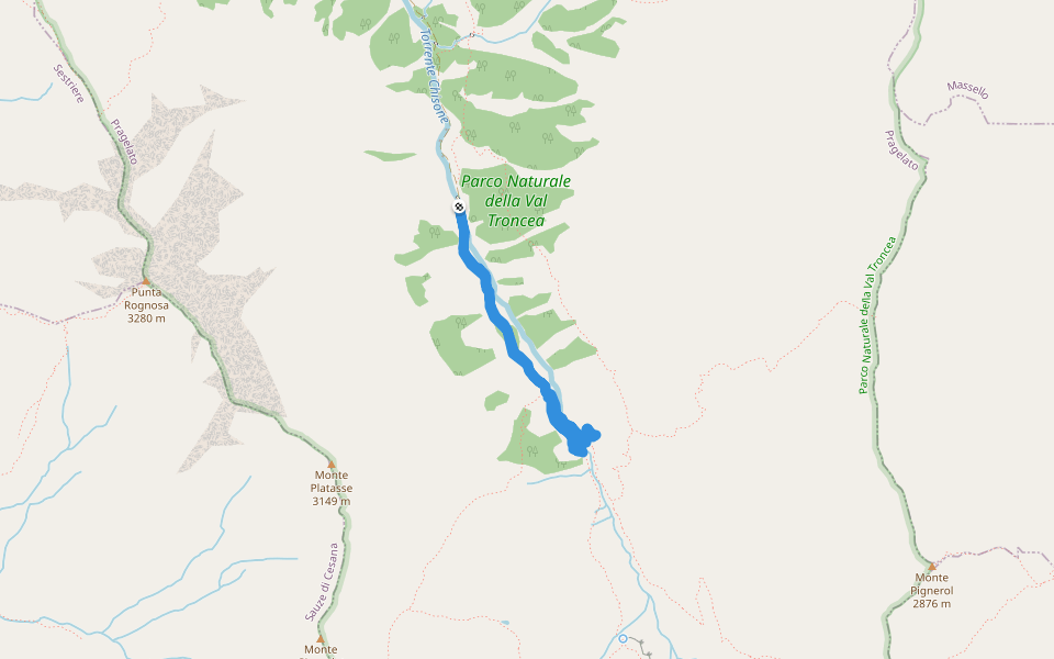 Parco Naturale della Val Troncea - Torrente Chisone