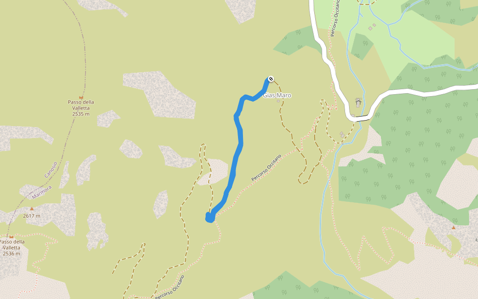 Occitan route Hiking Trail Marmora, Cuneo, Italy Pacer