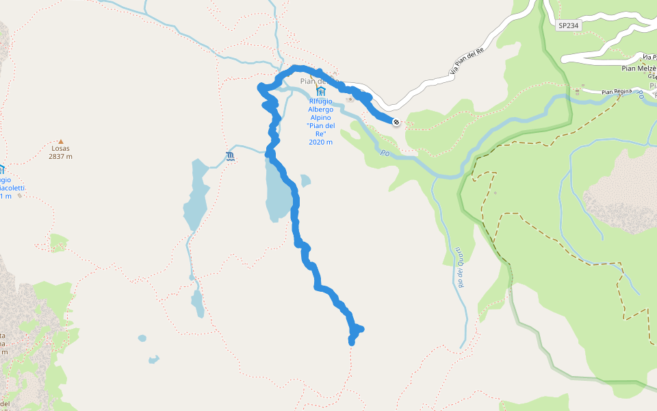 Rifugio Albergo Alpino"Pian del Re" - Plan del Re