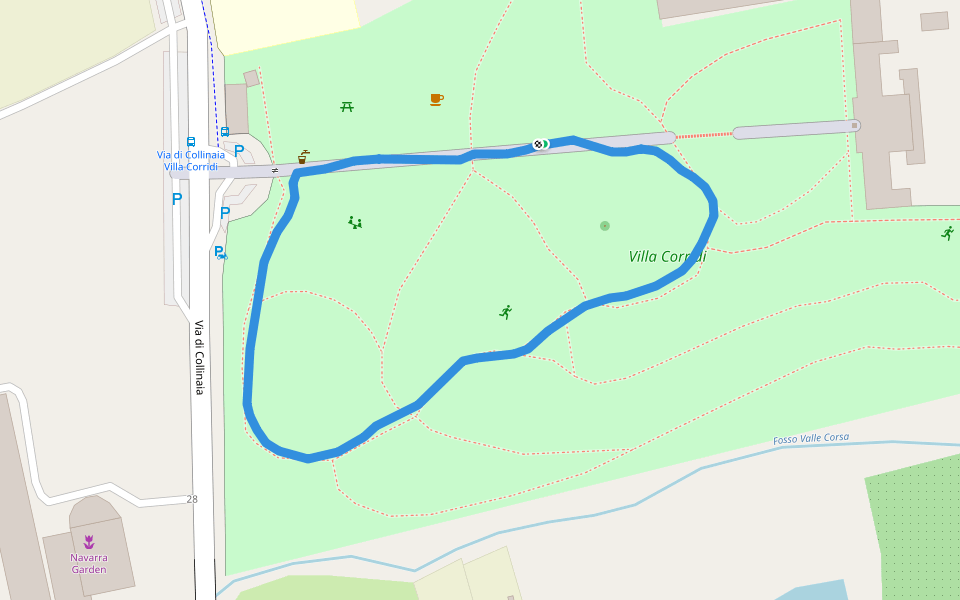 Villa Corridi Walking And Running Trail Livorno, Province of Livorno