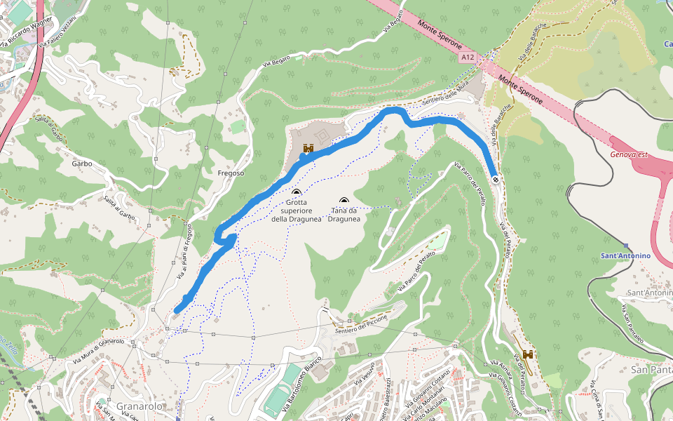 Forte Begato - Via al Forte di Begato