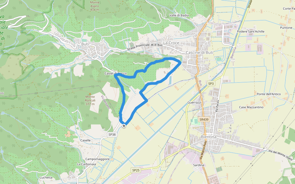 Castel di Nocco - Via Butese