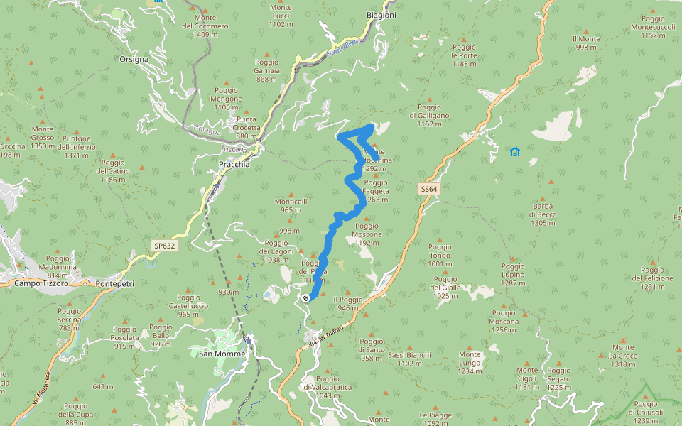 Poggi Fuso - Monte Pidocchina