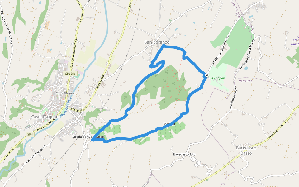 strada vicinale dei Montelli