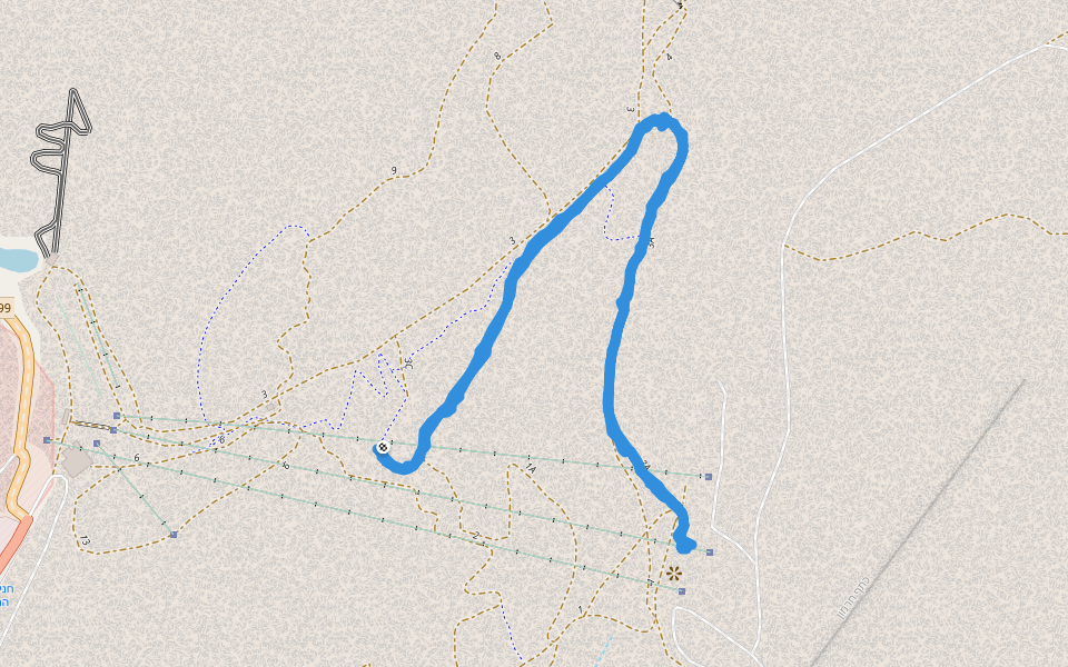 A3 Mount Hermon ski resort Hiking Trail Golan Heights Pacer