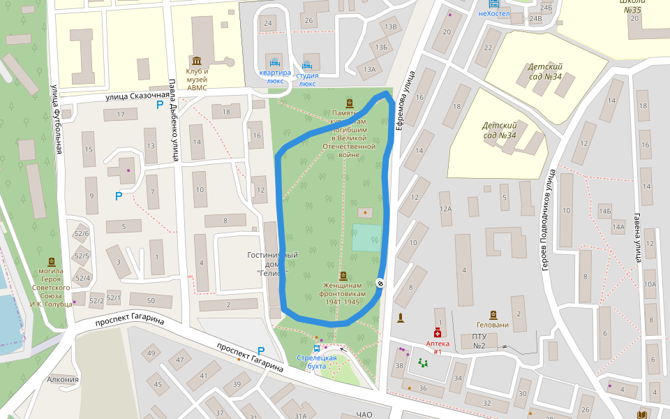 Сквер Севастпольских курсантов