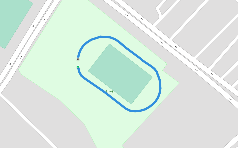 Stad walking route map in Erdemli