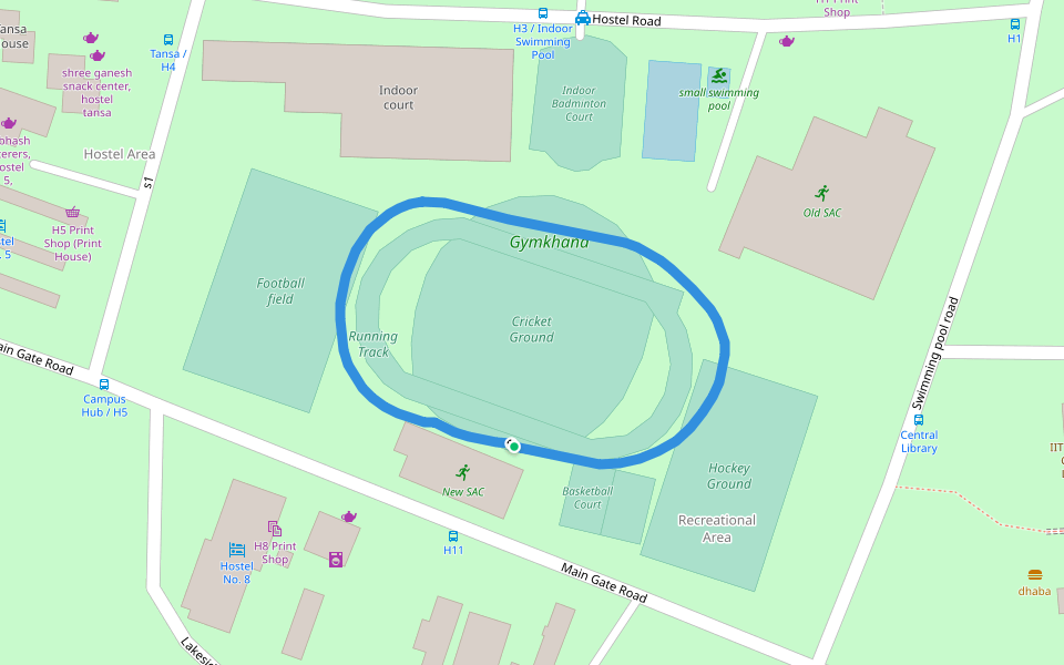 Gymkhana Walking And Running Trail Powai, Mumbai, India Pacer