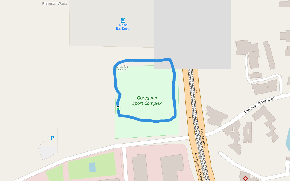 Goregaon Sport Complex Walking And Running Trail Malad West, Mumbai, India Pacer