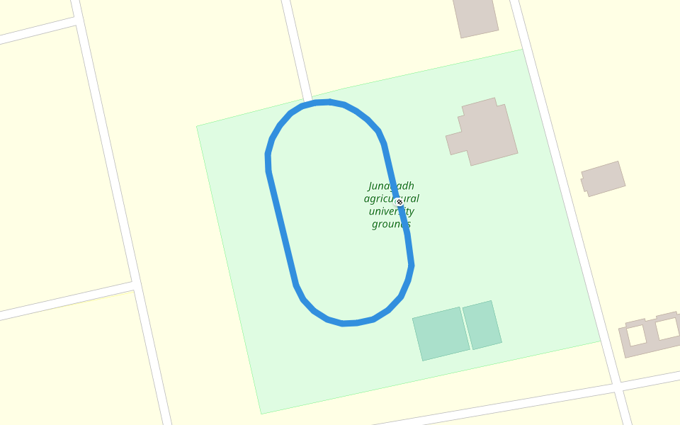 Junagadh agricultural university grounds walking route map in Junagadh