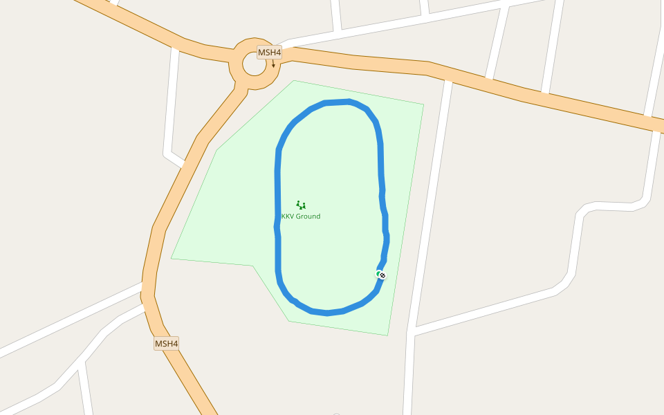 KKV Ground walking route map in Dapoli