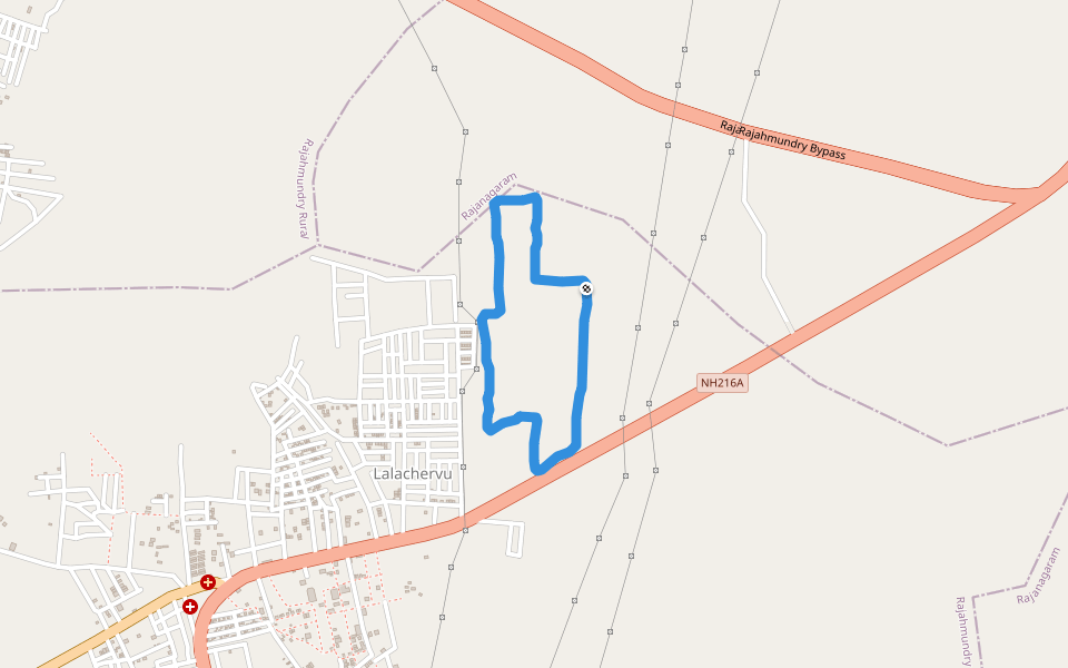 Forest museum walking route map in Rajamahendravaram