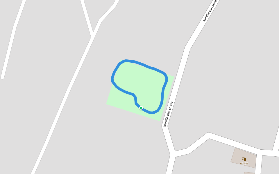 Gandhi park walk way near fire station walking route map in Vizianagaram