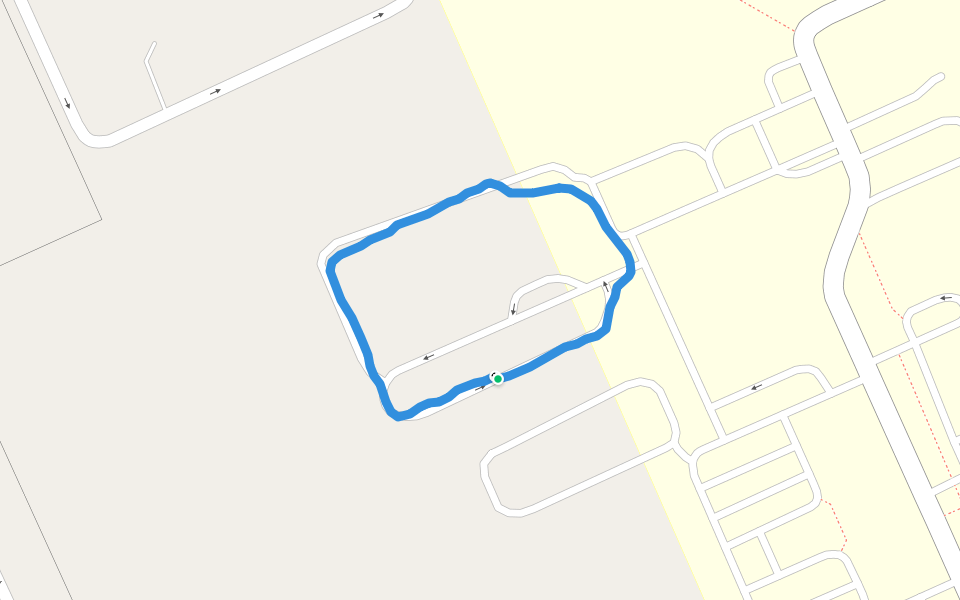 Tawam Hospital walking route map in Al Ain