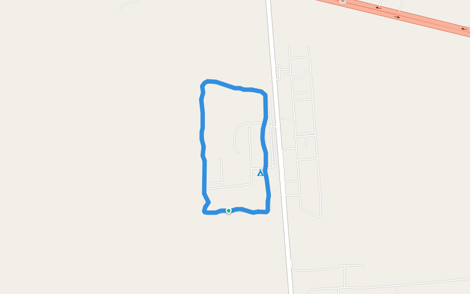 شركه المجال walking route map in البرجسية