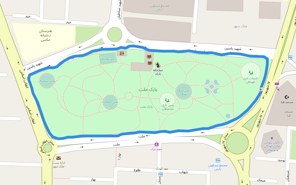 پارک ملت ملک شهر