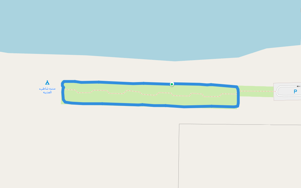 Gulf of Oman walking map