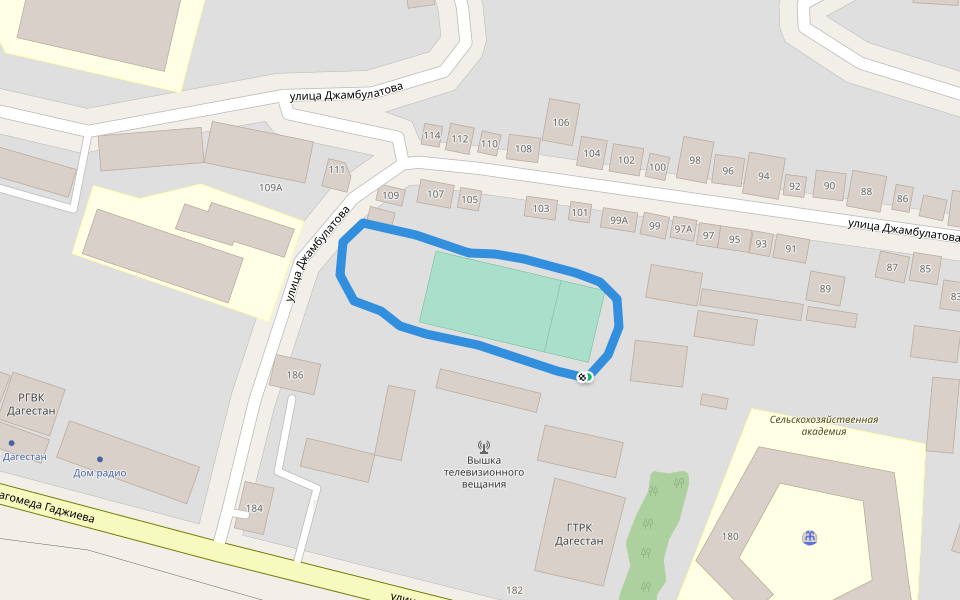 ダグガウ 散歩道 マハチカラ ダゲスタン共和国 ロシア Pacer