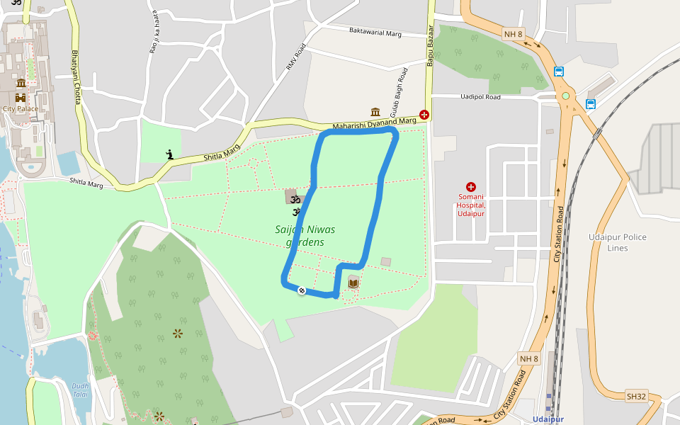 Saijan Niwas gardens