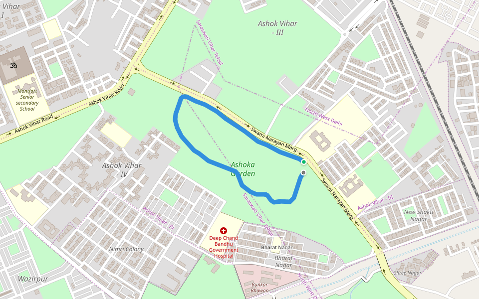Ashoka Garden Walking And Running Trail Ashok Vihar Phase 4, New