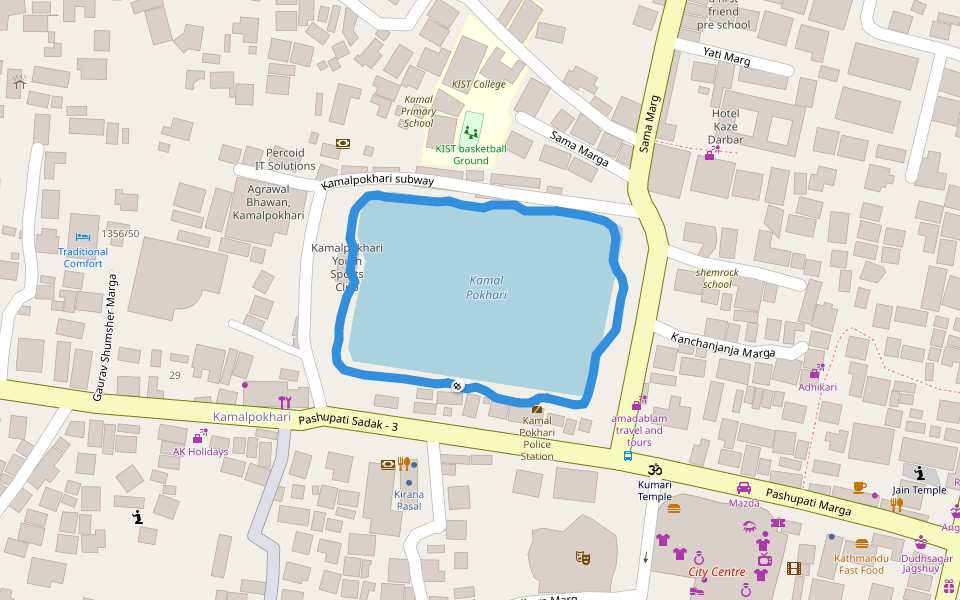 Kamal Pokhari Walking And Running Trail Kathmandu, Bagmati Zone