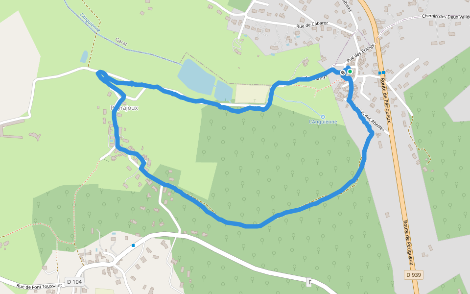 Small bushel tower Hiking Trail Dirac, Charente, France Pacer