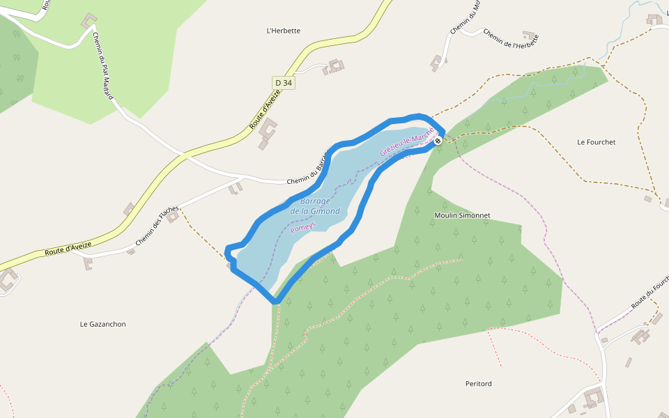 Barrage de la Gimond