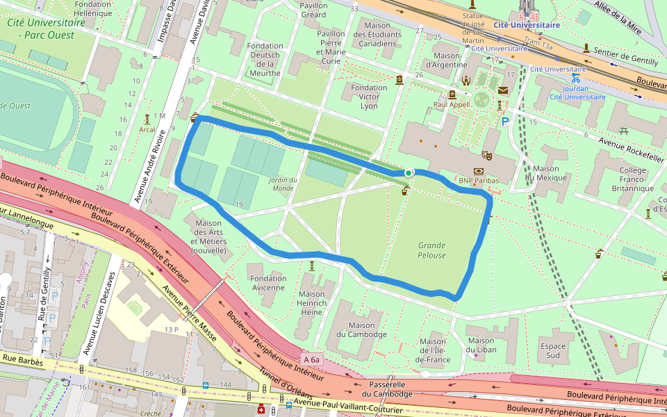 Cité Universitaire - Parc Est