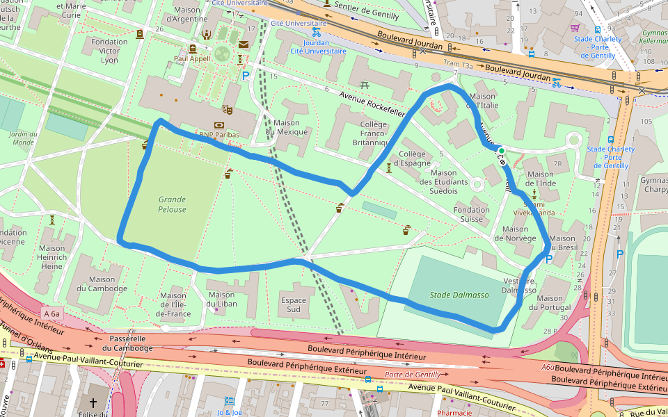 Cité Universitaire - Parc Est