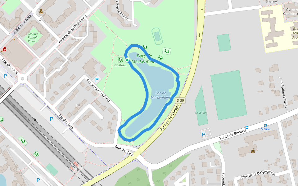 Parc de Meckenheim Marcher et courir Le MéesurSeine, SeineetMarne, France Pacer