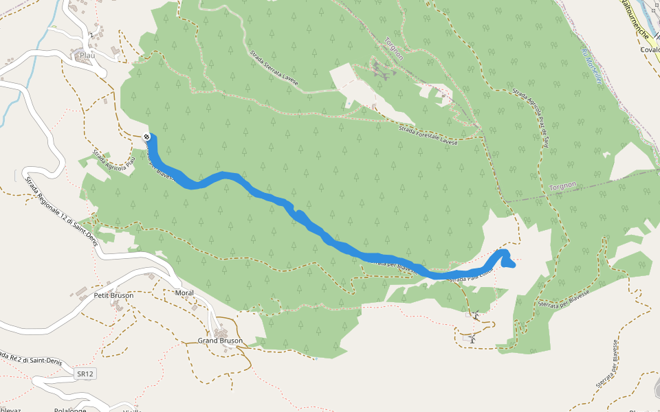 Sterrata per Blavesse