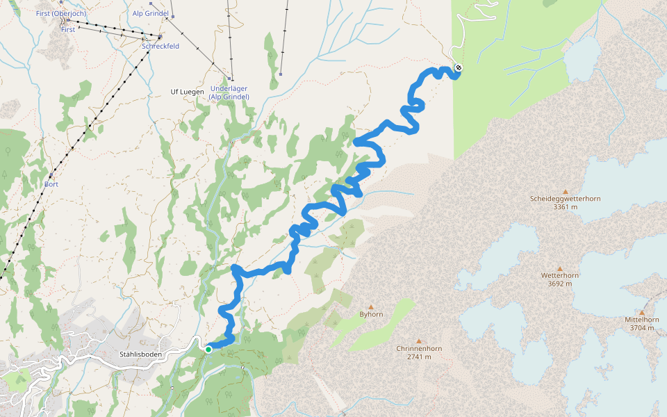 Biketour Grindelwald - grosse Scheidegg