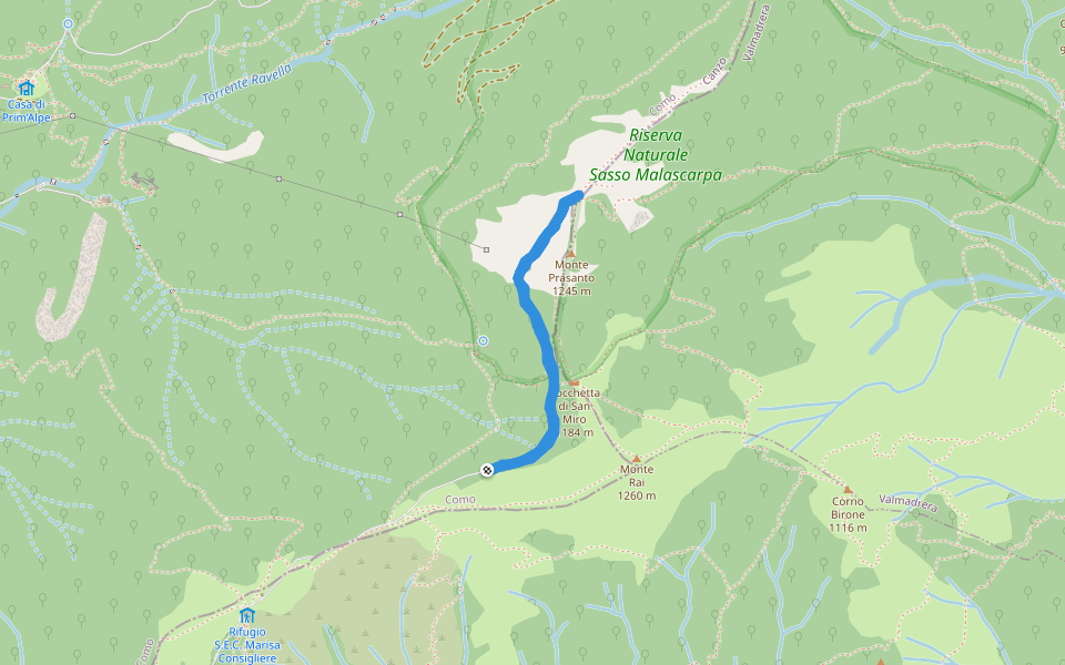 Bocchetta di San Miro - Monte Prasanto