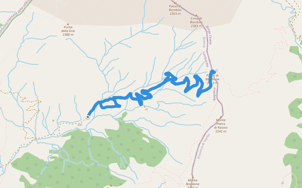 Malga Bruffione - Passo Bruffione - Passo Brealone