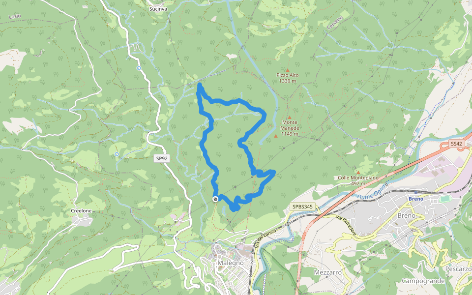 Monte Guna-Torrente Valle del Monte