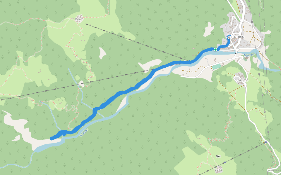 スイスのハイキング地図 スイス ロングトレイル と普通の道