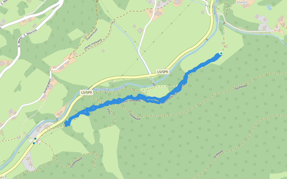 Ultner Höfeweg - Panoramic Path of the Val d'Ultimo | Walking Map