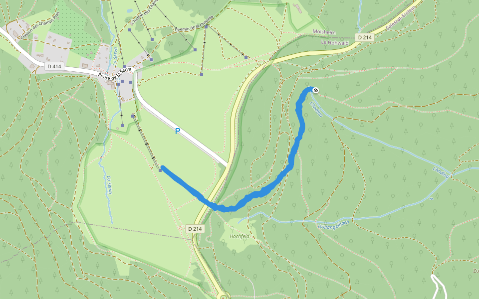 Sentiero della Torre Sentiero d'escursionismo Le Hohwald, Basso Reno