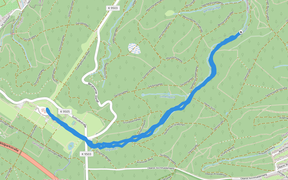 Upper Lindental Hiking Trail - Stuttgart, Baden-Württemberg, Germany ...