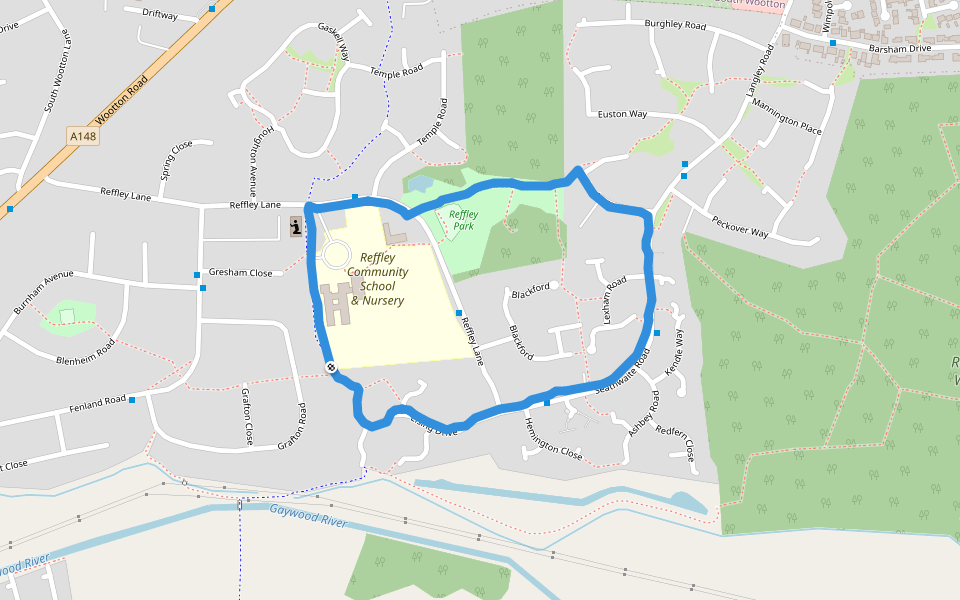 Reffley Community School & Nursery Walking And Running Trail King's