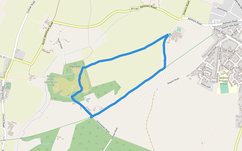Bryants Heath - Open Access Land