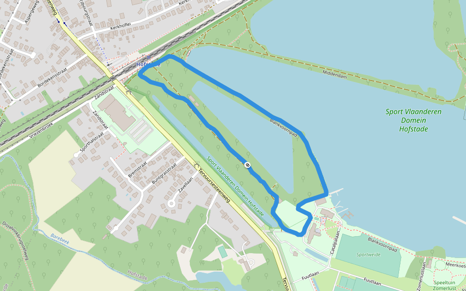 Sport Vlaanderen Domein Hofstade Walking And Running Trail Zemst