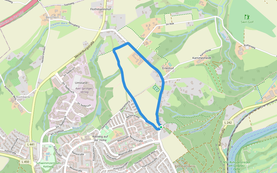 ケトウィッグシティフォレスト 散歩道 エッセン ノルトライン ヴェストファーレン州 ドイツ Pacer