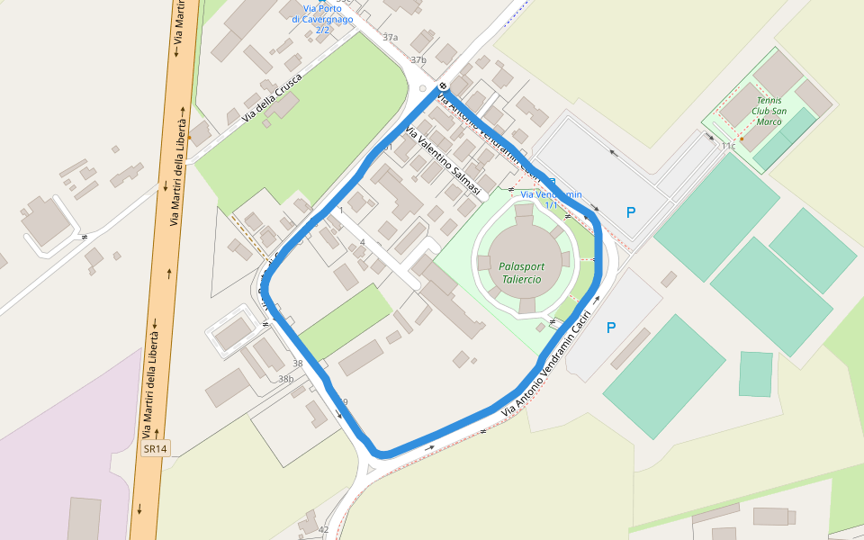 Palasport Taliercio Camminare E Correre Venezia, provincia di Venezia