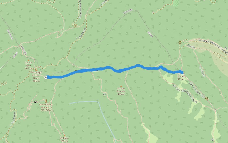 Strada forestale Cal di Mezzo